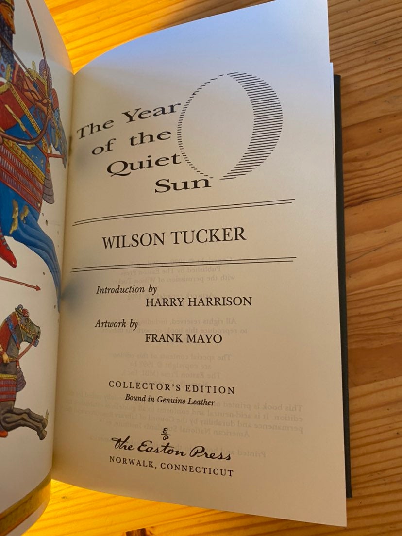 Easton press the year of the quiet sun