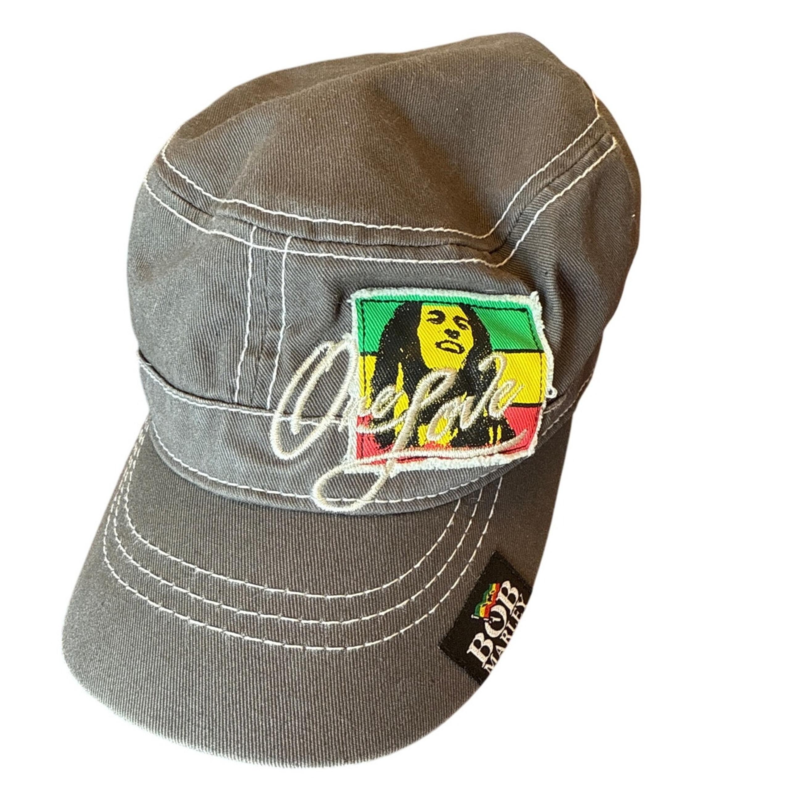 Bob Marley Cadet Hat One Love Jamaican Flag Rare Zion Roots wear