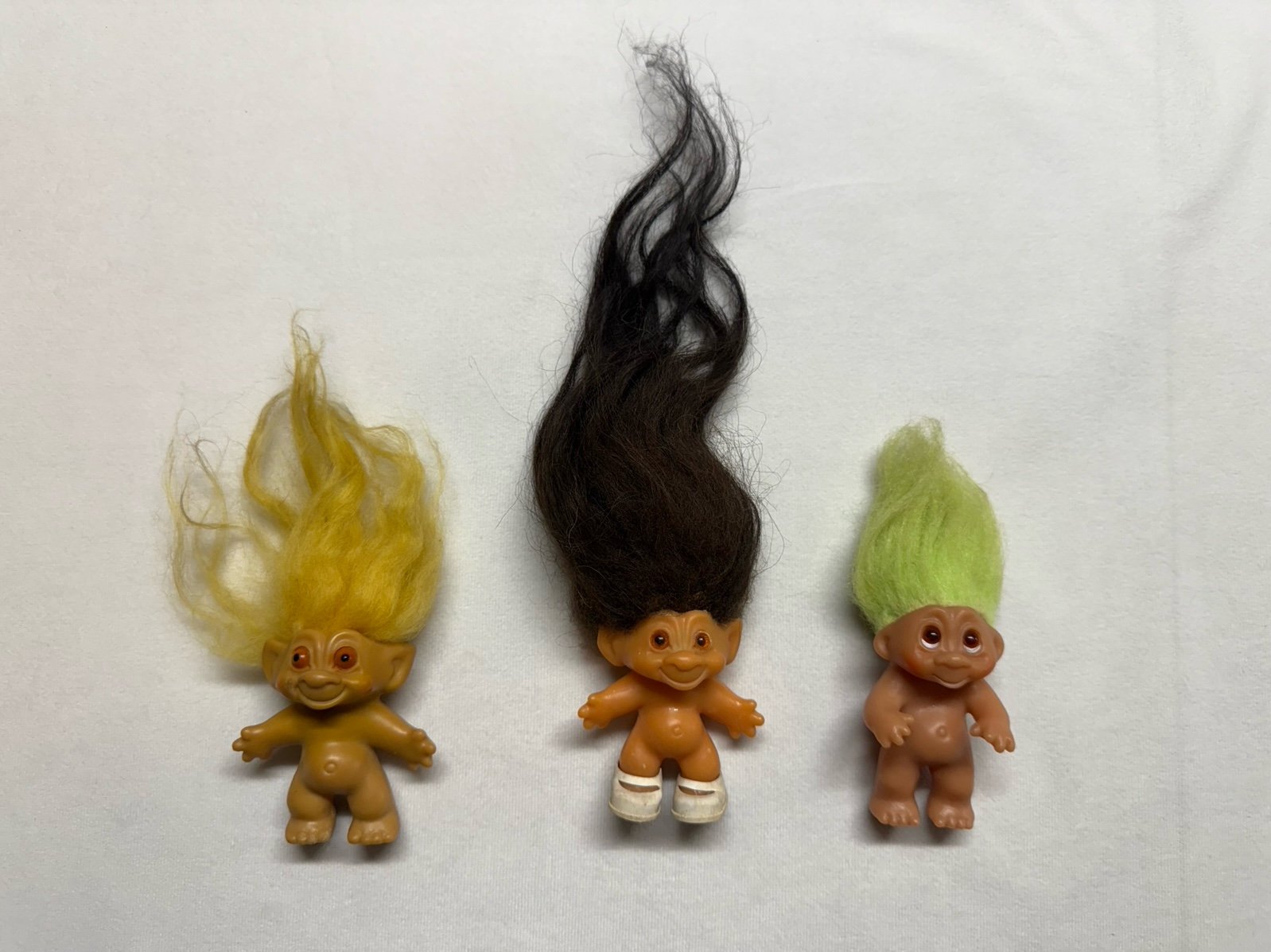 Vintage Troll Dolls 1 Marked Dam