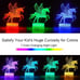 Unicorn Night Light for Kids,Dimmable LED Nightlight Bedside Lamp,Timer,7 Colors