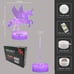 Unicorn Night Light for Kids,Dimmable LED Nightlight Bedside Lamp,Timer,7 Colors