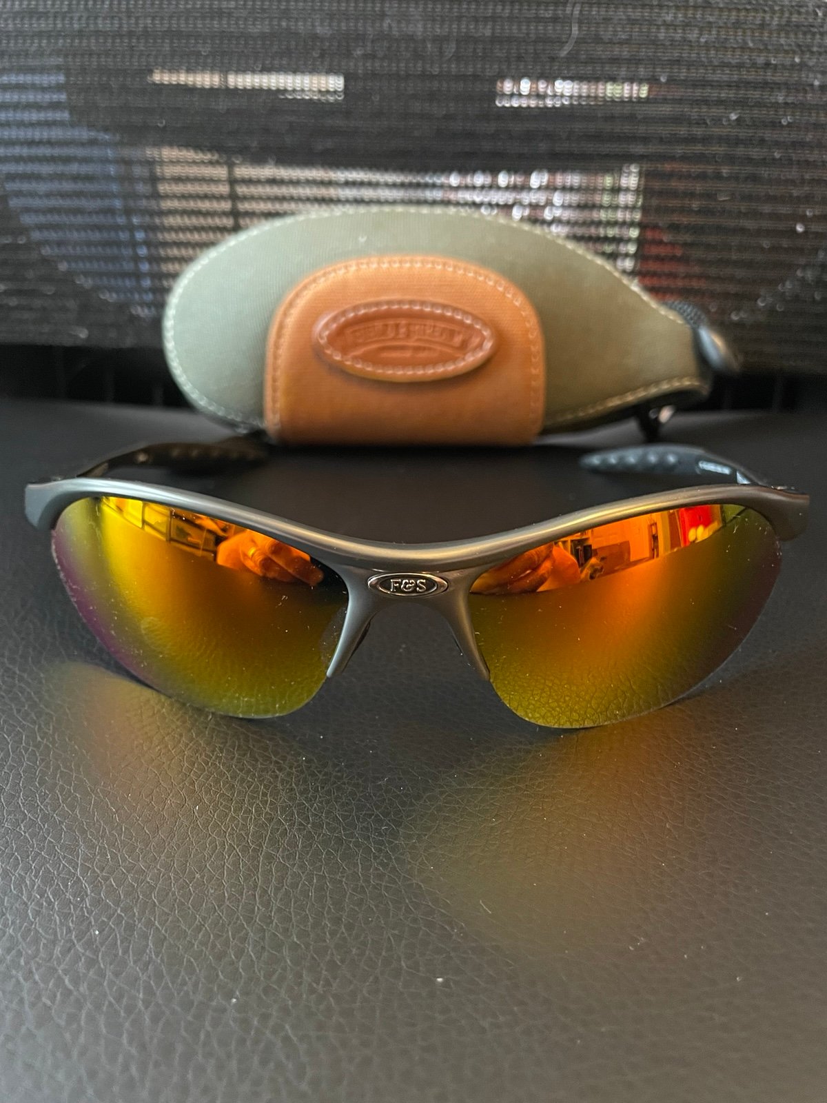 Field & Stream Wrap Around Sunglasses with Case
