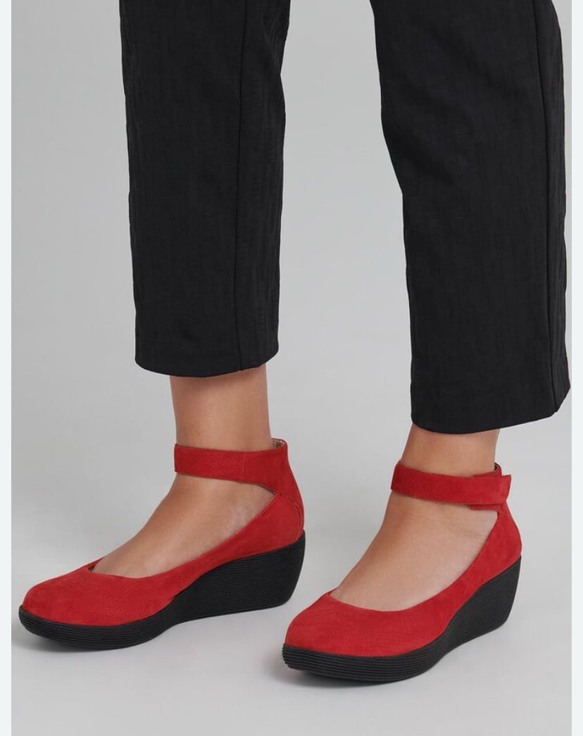 Dansko Women's Lulu Mary Jane Wedge Flat Clogs Shoes 38 US 7.5-8