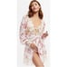 For Love and Lemons Melrose Pink Floral Lace Robe NEW *NO BELT*