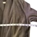 Fabiana Filipi Womens Grey Long Sleeve Wool & Leather Coat Size S