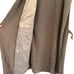 Fabiana Filipi Womens Grey Long Sleeve Wool & Leather Coat Size S