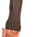 Fabiana Filipi Womens Grey Long Sleeve Wool & Leather Coat Size S