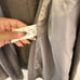 Fabiana Filipi Womens Grey Long Sleeve Wool & Leather Coat Size S