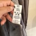 Fabiana Filipi Womens Grey Long Sleeve Wool & Leather Coat Size S