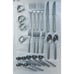 EKCO Oleg Cassini 23 Pc Stainless Flatware Dinner Forks Spoons Knives Extr Japan