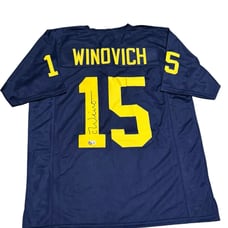Chase Winovich Autographed Jersey Certified