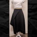 Line and Dot Handkerchief skirt - EUC