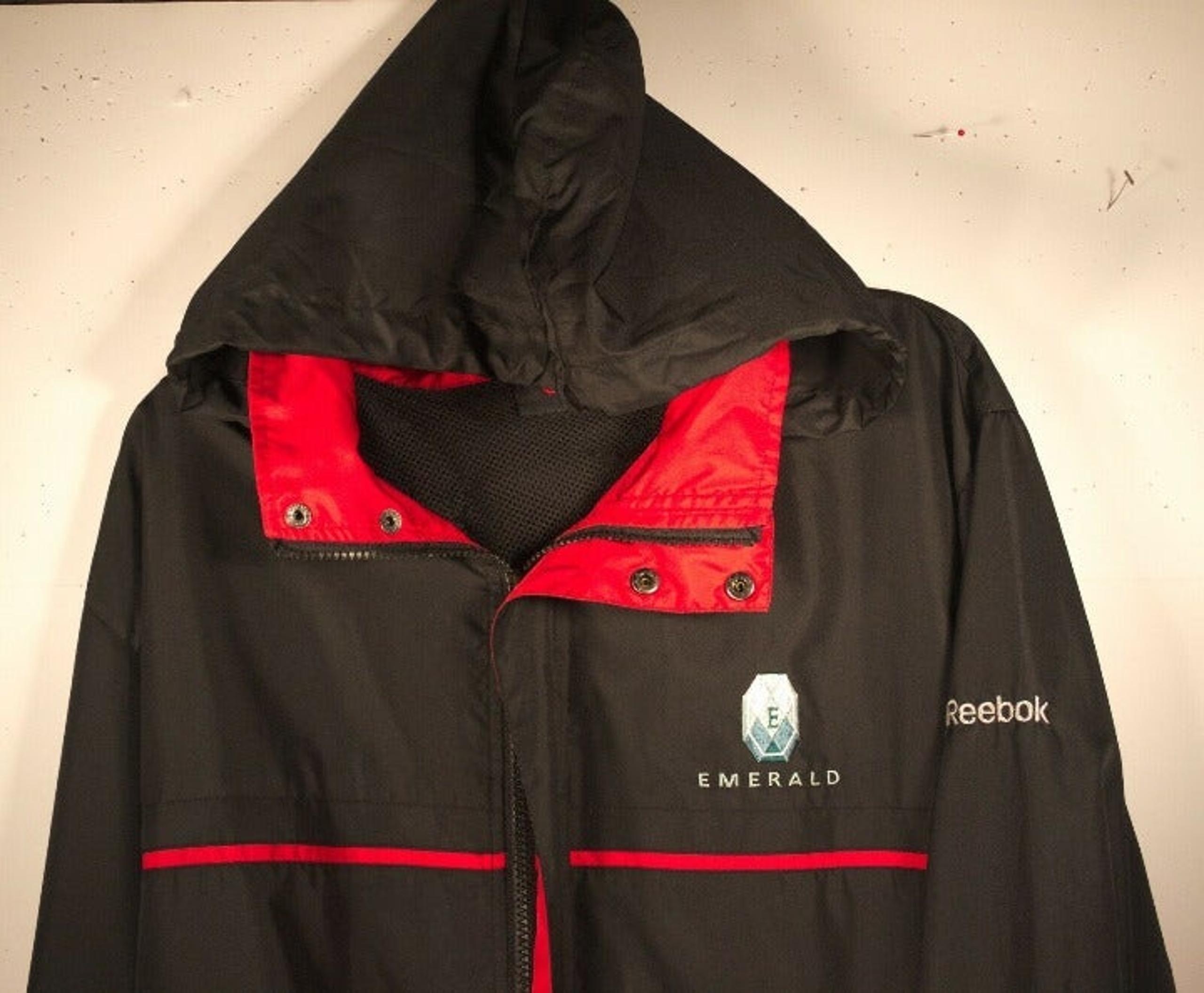 Reebok Windbreaker Hooded Rain Jacket XL