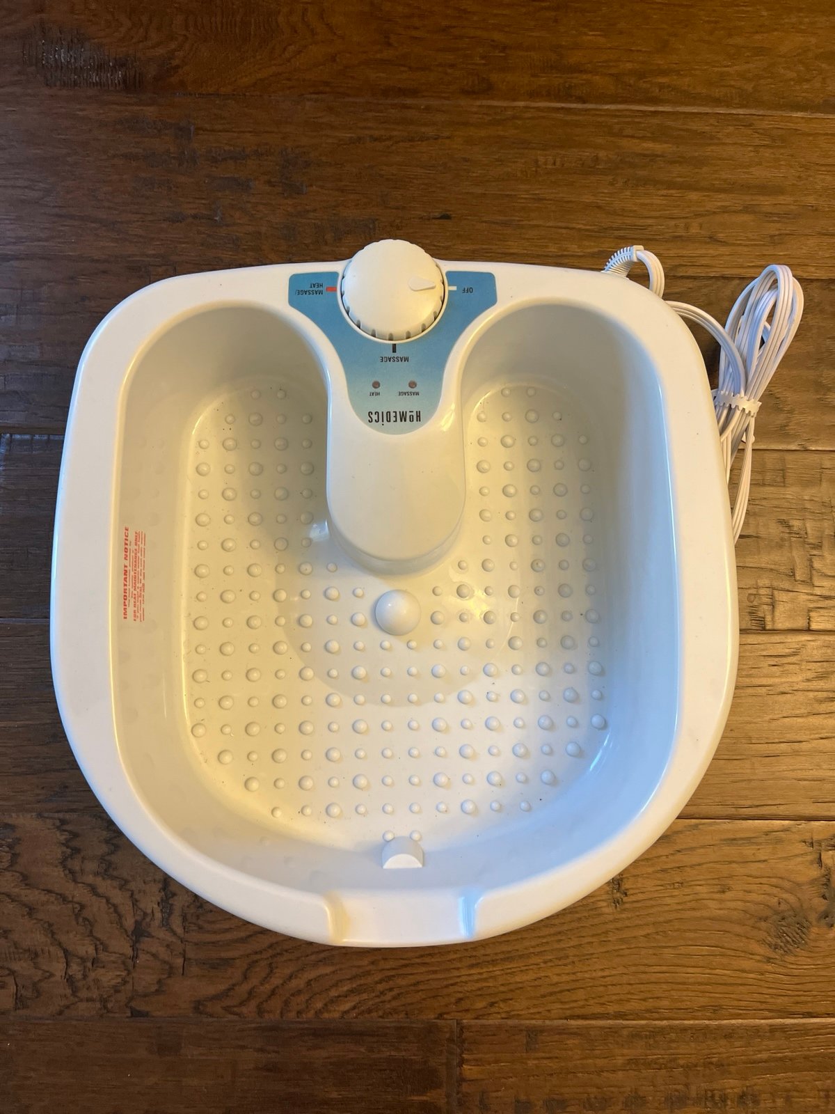 Homedics foot spa