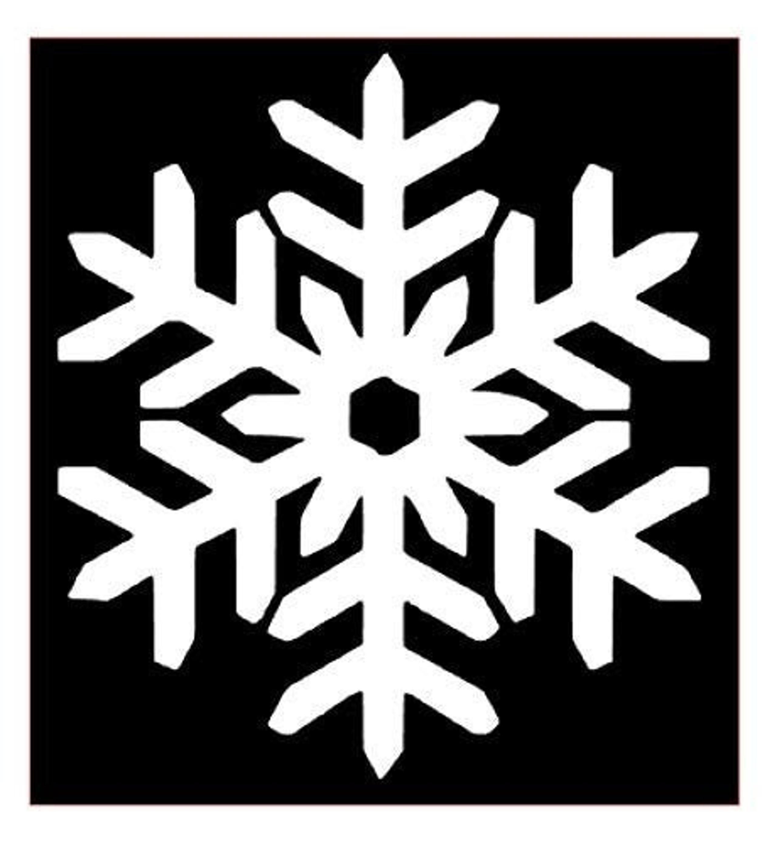 Christmas Snowflake Vinyl Sticker Decals