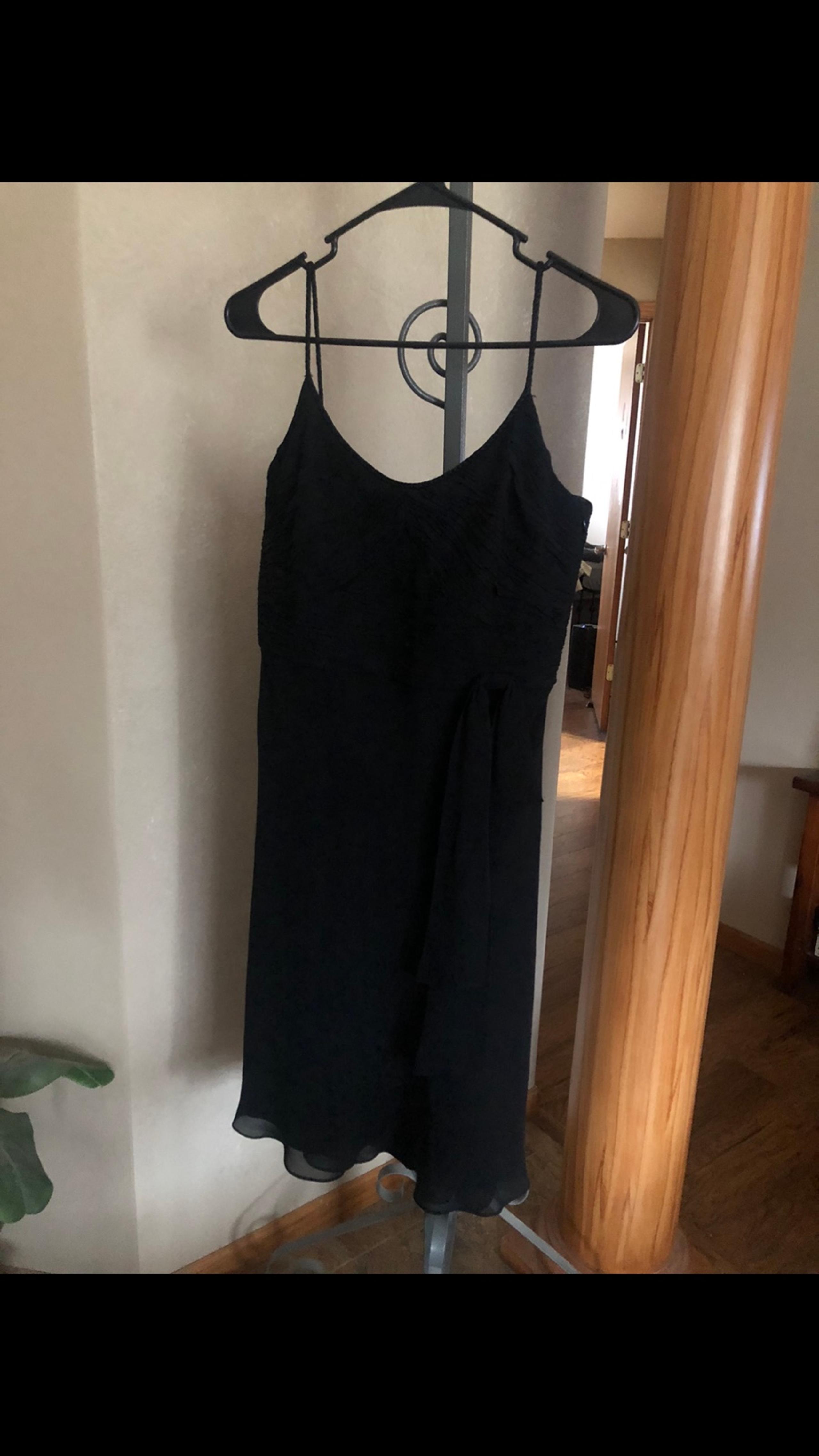 Womens Ann Taylor Petites Sleeveless Black Dress size 8P EUC!