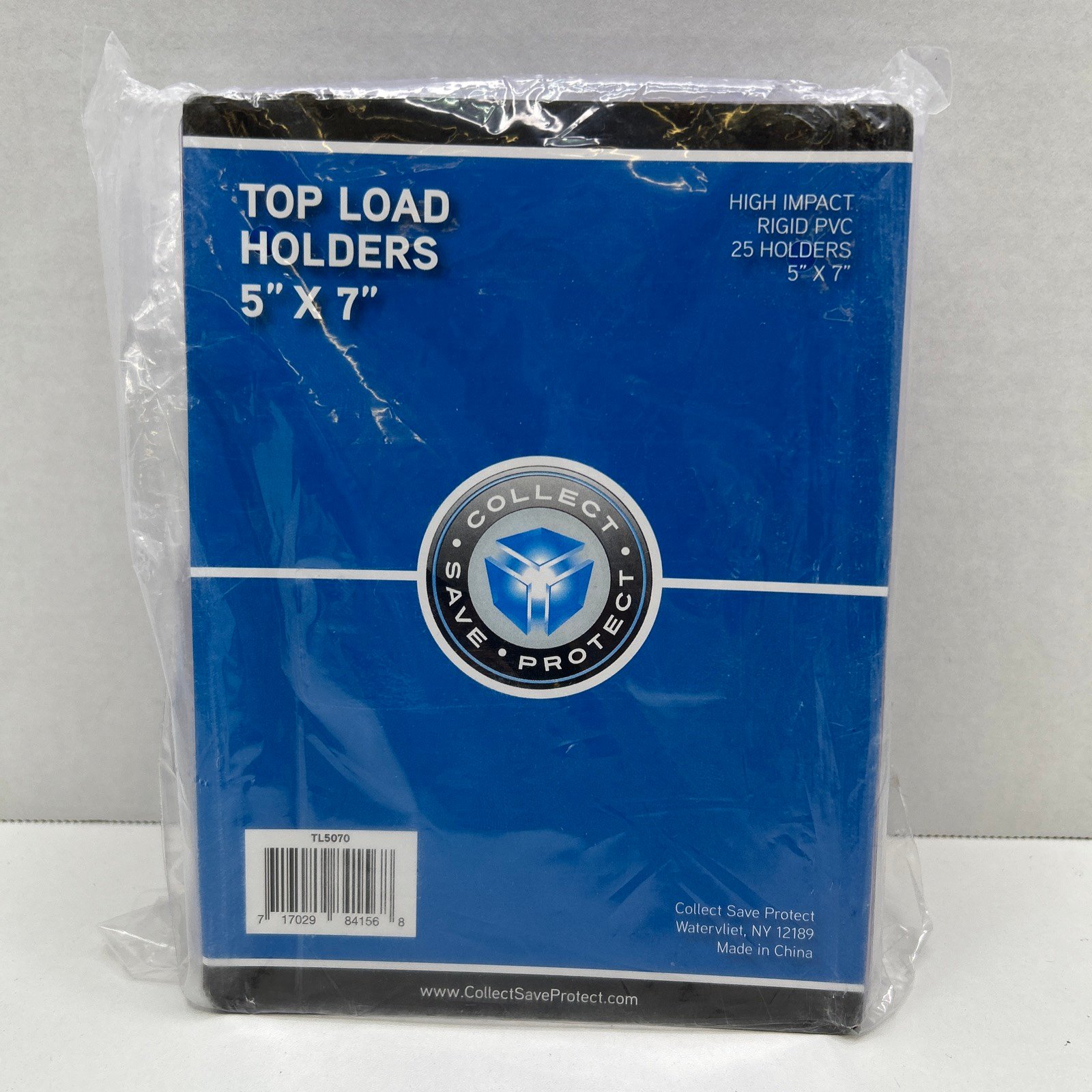 CSP 5x7 Toploaders 5 x 7 Topload Rigid Holders Photo, Postcard 24 Piece READ