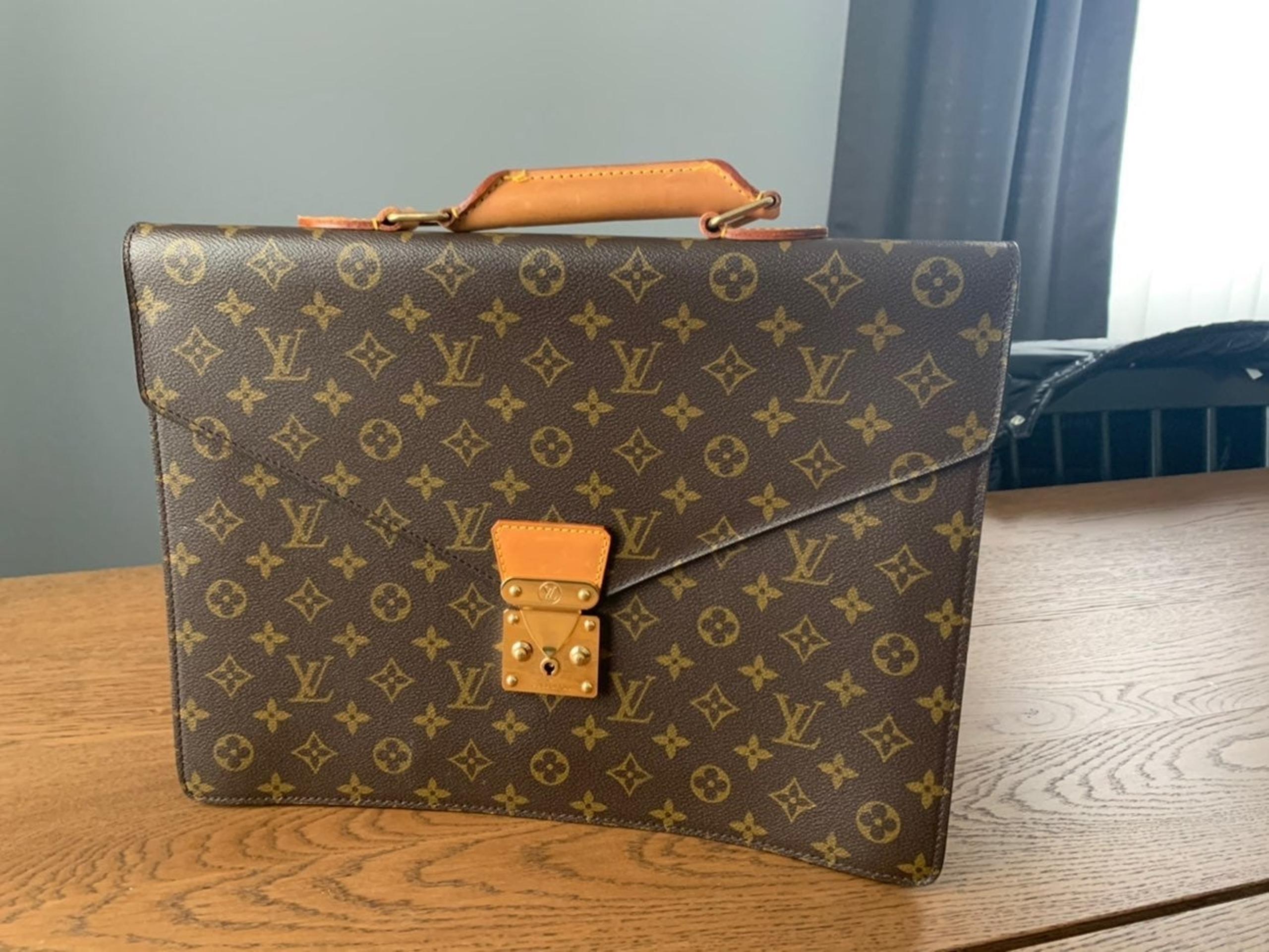 Louis Vuitton Leather Monogram Birefcase