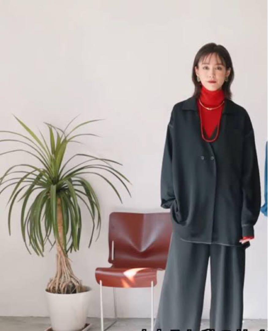 【激安】 SET SATIN AMERI × KIRITANI MIREI UP M Black スーツ・フォーマル・ドレス