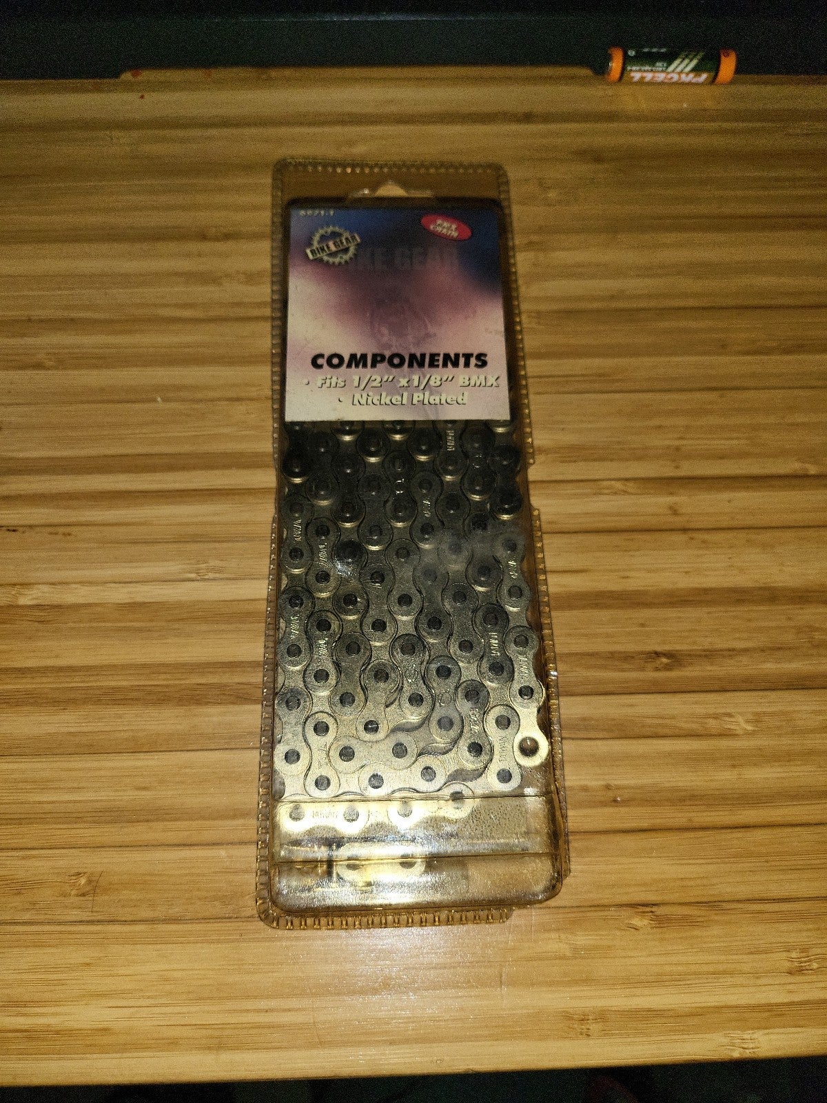 Components nickel plated bmx chain