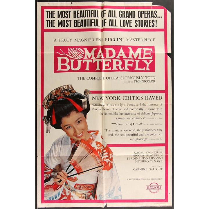 Madame Butterfly (1932) Original Movie Poster 27x41