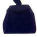 Vintage Deep Purple Handbag Hand Strap Matching Coin Purse 50's
