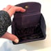 Vintage Deep Purple Handbag Hand Strap Matching Coin Purse 50's