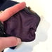 Vintage Deep Purple Handbag Hand Strap Matching Coin Purse 50's