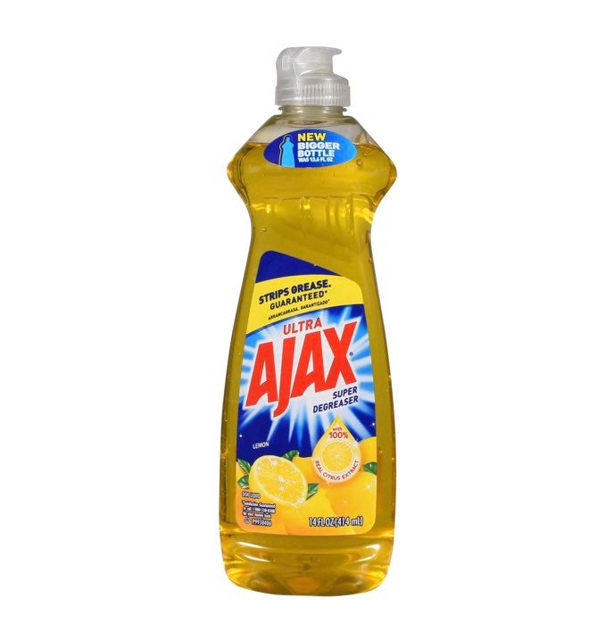 Ajax Super Degreaser Lemon Scented Dish Soap