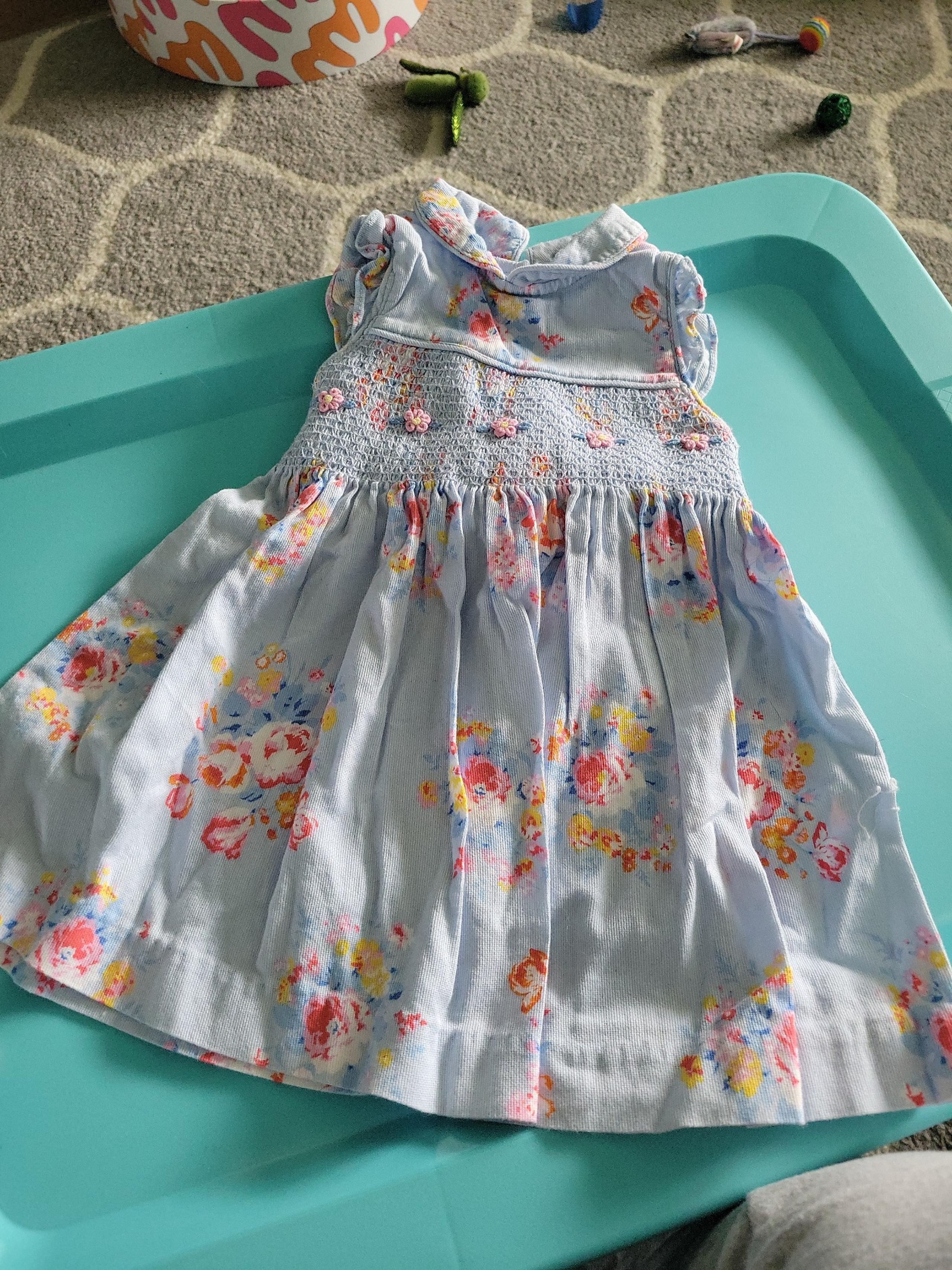 Girls size 9 months floral dress