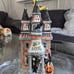 Halloween Hotel of Horrors, Ceramic Tea Light Candle Castle, Blue Sky Clayworks