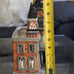 Halloween Hotel of Horrors, Ceramic Tea Light Candle Castle, Blue Sky Clayworks