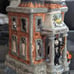 Halloween Hotel of Horrors, Ceramic Tea Light Candle Castle, Blue Sky Clayworks