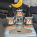 Halloween Hotel of Horrors, Ceramic Tea Light Candle Castle, Blue Sky Clayworks