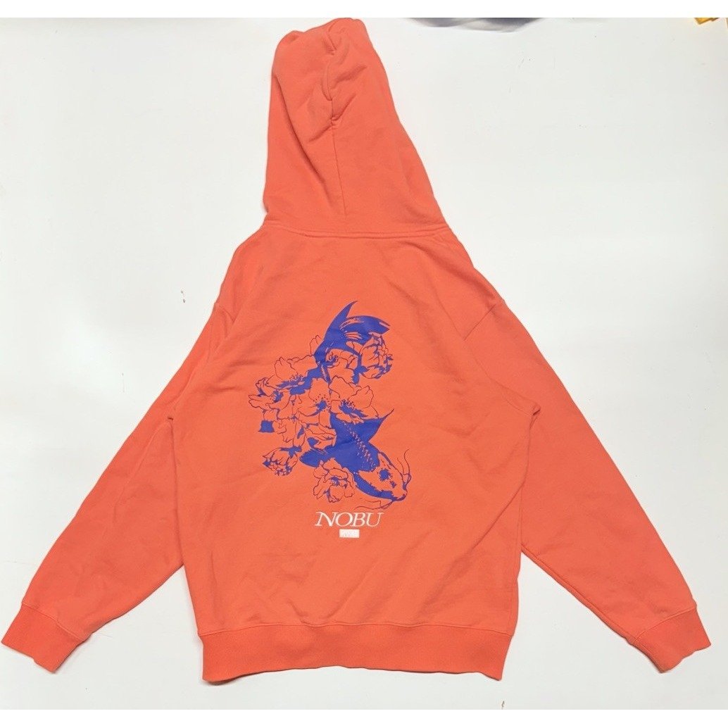 Kith x Nobu Koi Orange Hoodie Men's Size Large
