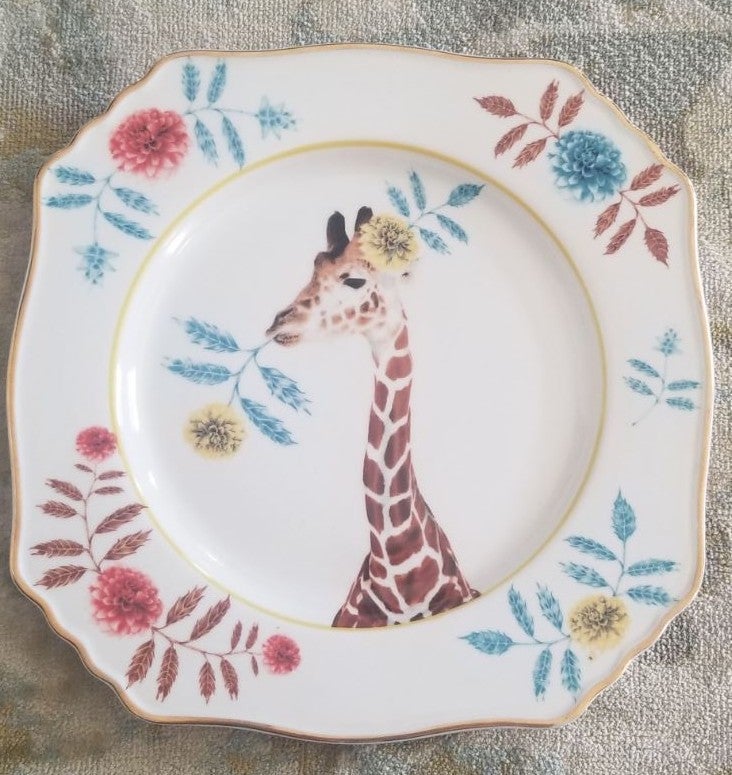 Lou Rota Nature Table Giraffe Plate