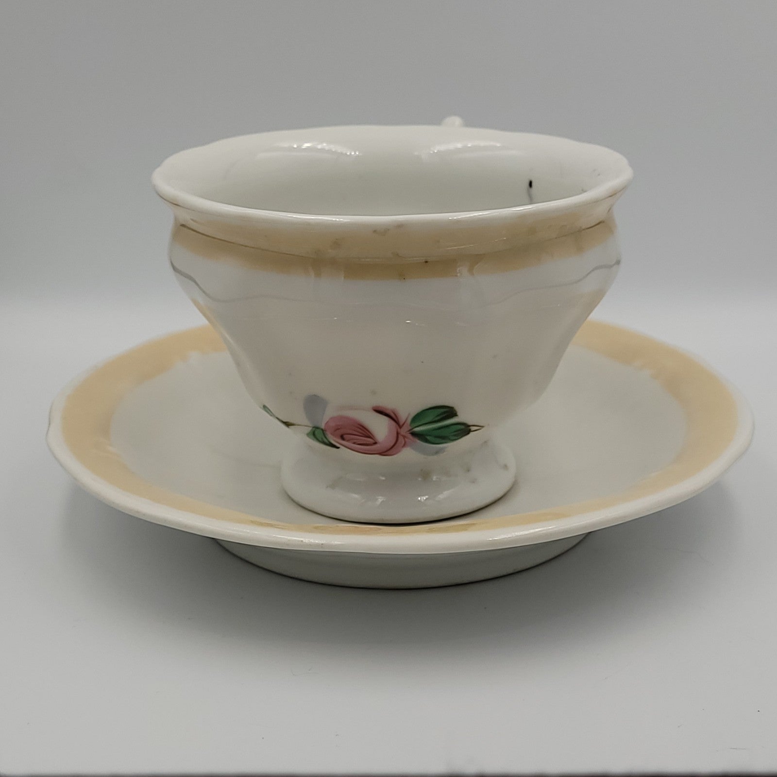 KPM Large Cappuccino Cup and Saucer Porcelain
