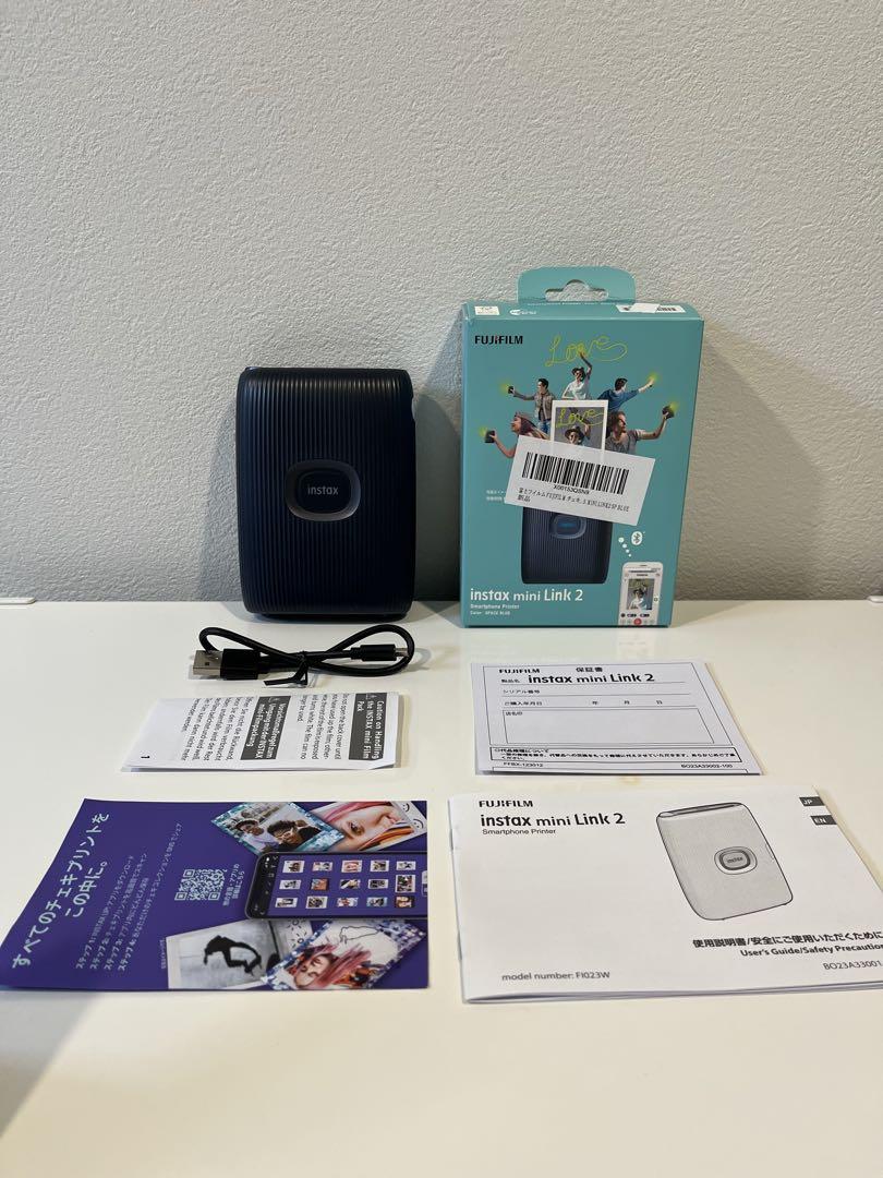 instax mini Link2 Checker Space Blue