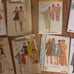 vintage and modern sewing patterns
