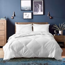 Soft 100% Cotton Covered Bed Comforter Insert
