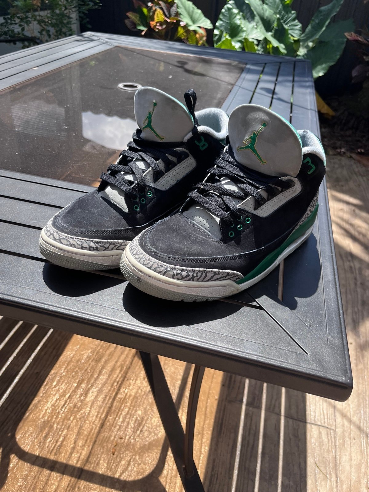 Jordan 3 pine green
