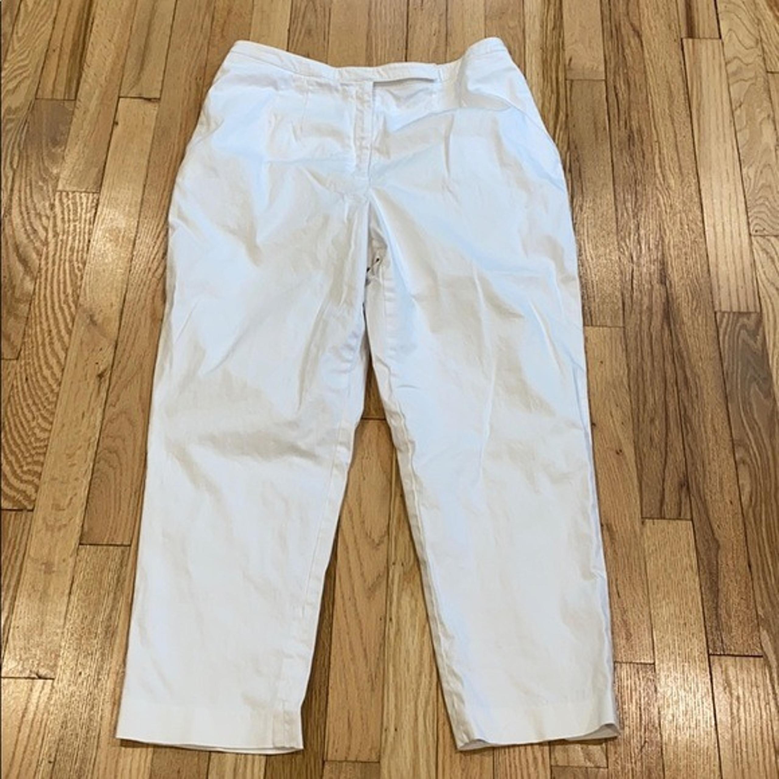 Laura Scott capris 16 white