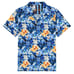 NWT Robert Graham Sashiko Geometric Print Stretch Cotton Camp Shirt