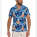NWT Robert Graham Sashiko Geometric Print Stretch Cotton Camp Shirt