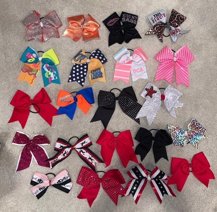 Cheer Bows & Pom Poms