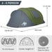 Easy Pop Up Camping Tent 4-6 Person Waterproof Double Layer Large Size