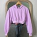 For Love & Lemons VS Josie Crop Hoodie Sweatshirt sz XXS