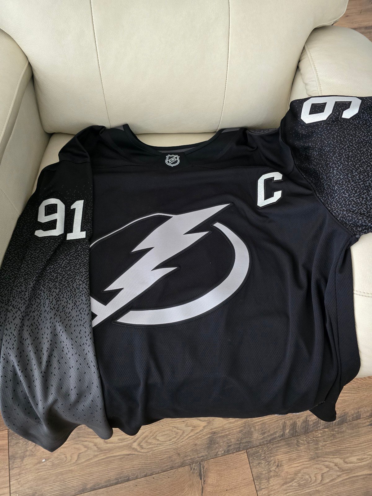 Tampa Bay Lightning Black Out Jersey