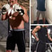 2 Pack Workout Shorts Men Gym Running Athletic Shorts