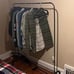 Metal Clothing Rack, 43.3 Inches Garment Rack with Bottom Shelf(FREE SHIPPING)